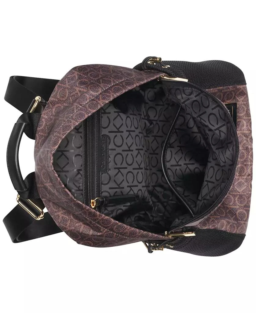 Calvin KLEIN Jessie Mesh Side Pocket Nylon Backpack Calvin Klein JESSIE Mesh Side Pocket Nylon Backpack New With  main image 3