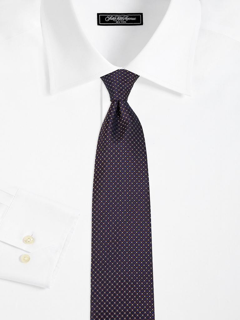 Canali Neat Silk Tie