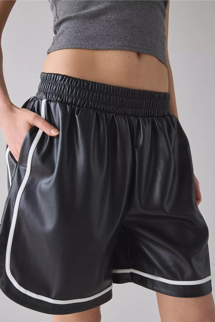 BDG BDG Star Player Faux Leather Athletic Short