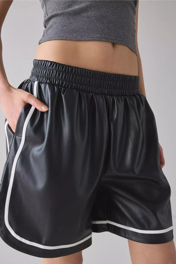 BDG BDG Star Player Faux Leather Athletic Short 2