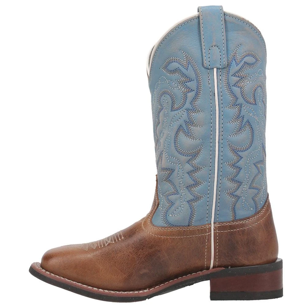 Laredo Darla Square Toe Embroidered Cowboy Boots 3