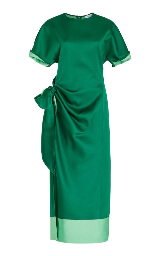 green emerald velvet dress Rosie Assoulin Green Boogie Woogie Bugle Boy Dress Green / 4