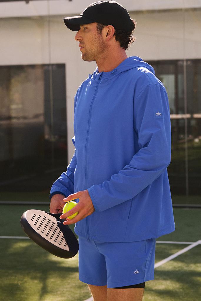 alo yoga メンズ　パフォーマンスジャケット Performance On-The-Go Jacket - Marathon Blue – On Sale Now with Up