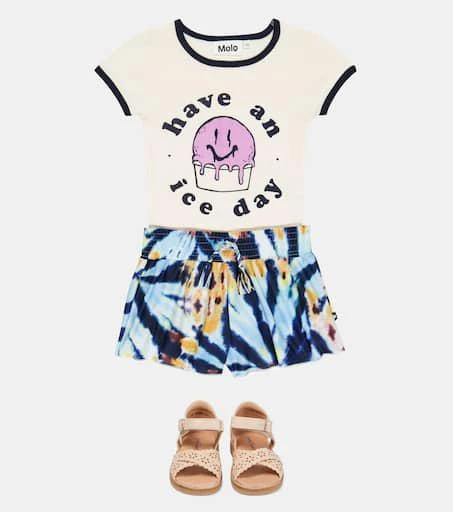MOLO Nicci tie-dye swim trunks 2