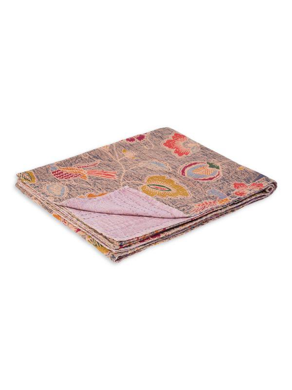 TAJ HOTEL Taj Hotel Kantha Cotton Throw