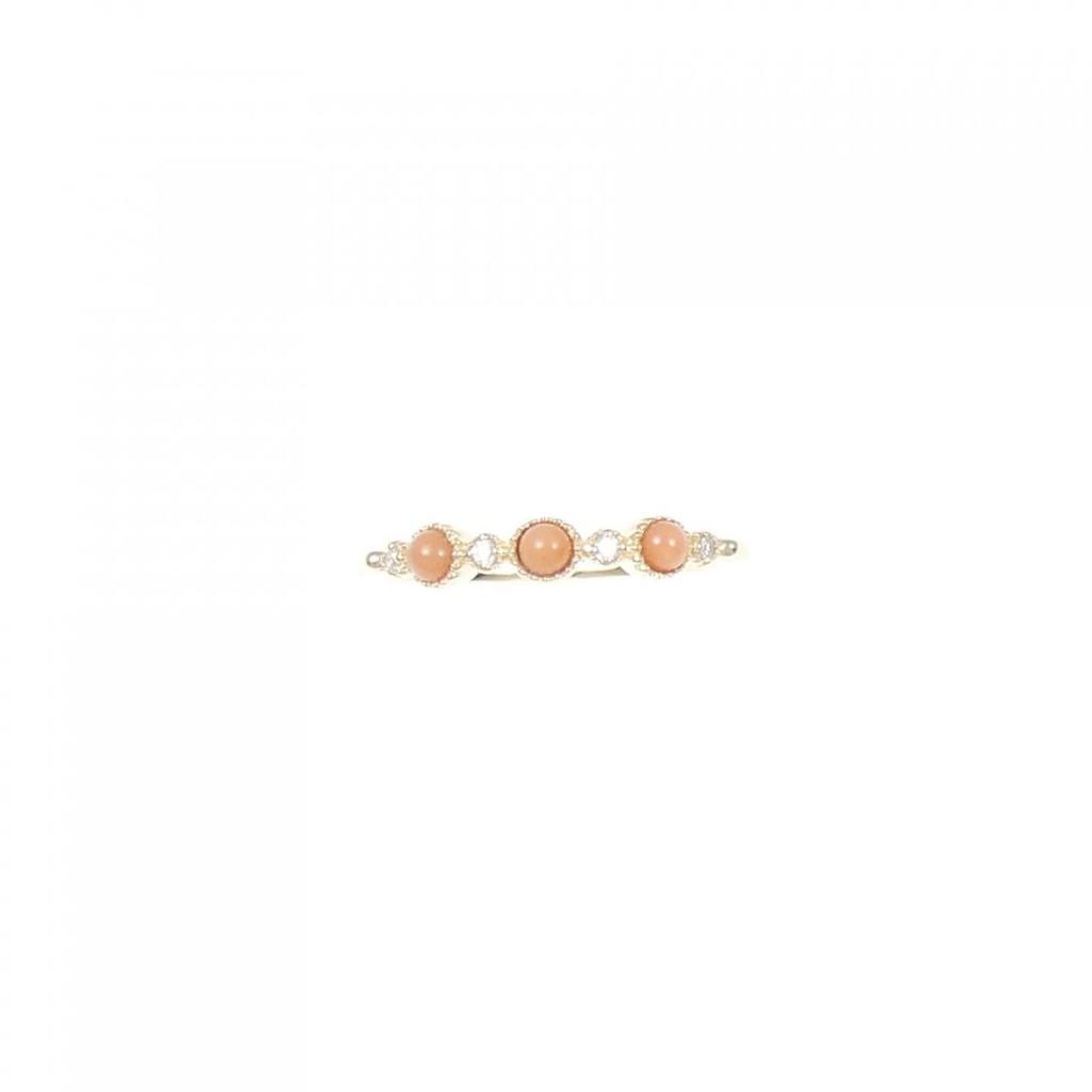 Agete yellow gold (10K) Band Ring (Pre-Owned)