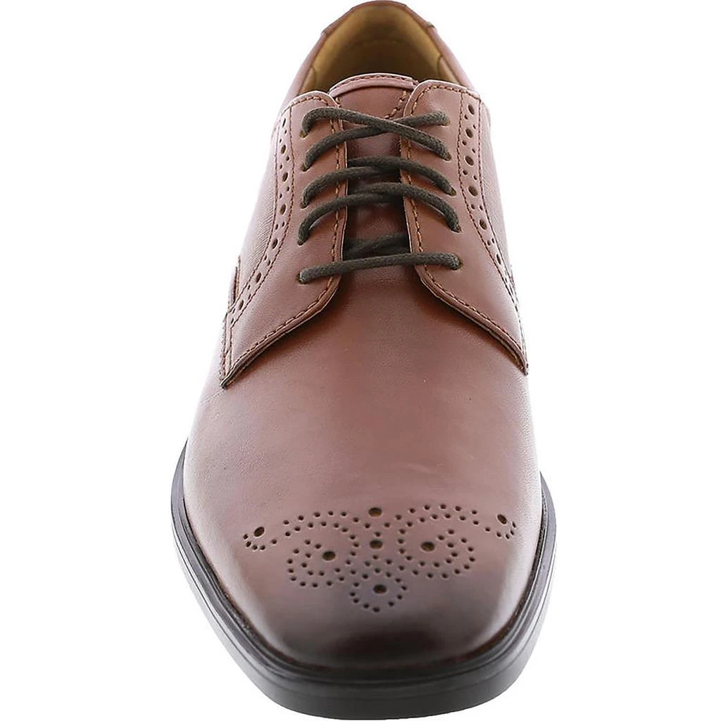 Clarks lite Tie Mens Leather Lace-up Derby Shoes 3
