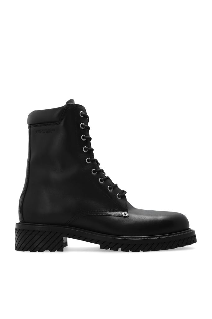 【OFF WHITE】BIG Sale★TRACTOR MOTOR LACE ブーツ OFF WHITE】BIG Sale☆TRACTOR MOTOR LACE ブーツ (Off-White