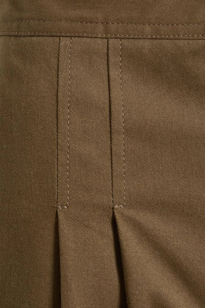 IRIS & INK Amanda cotton-blend twill wide-leg pants 4