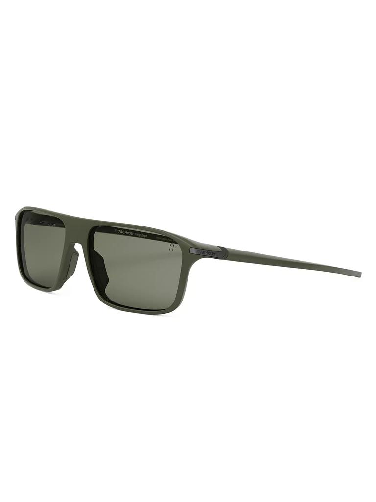 TAG Heuer Vingt Sept 62MM Rectangular Sunglasses