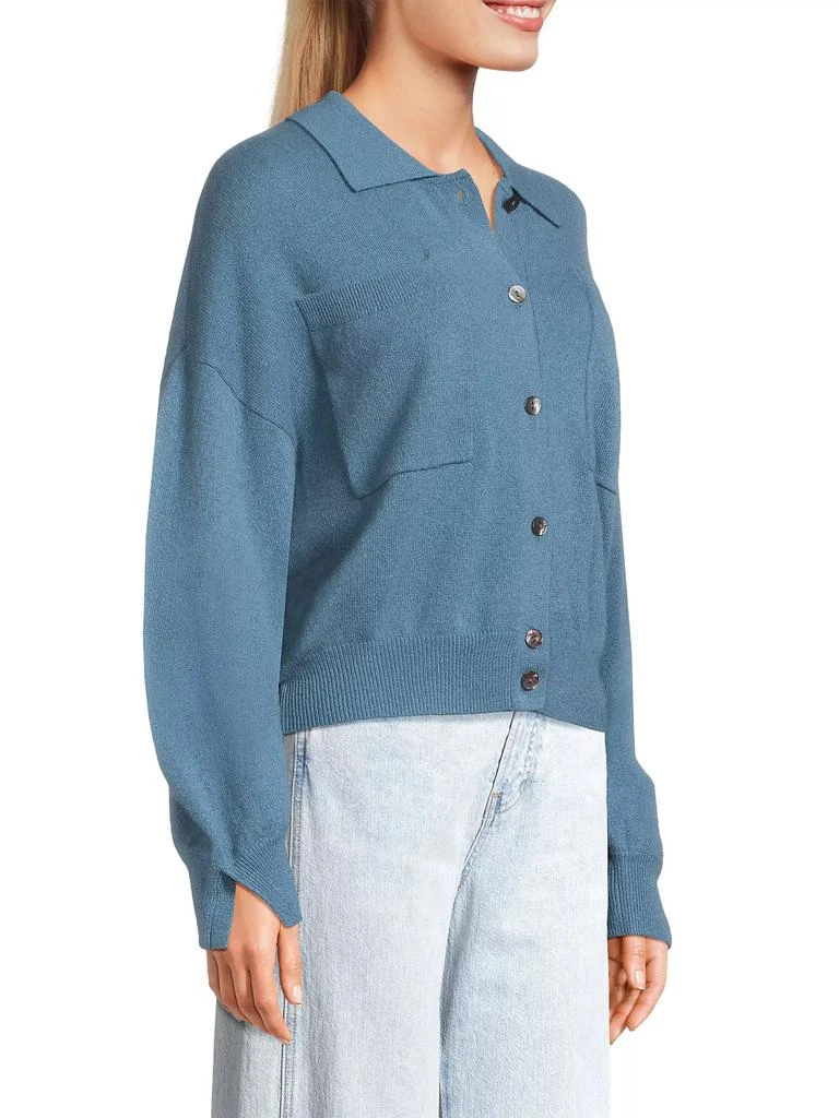 CRUSH CASHMERE Alba Cashmere Bomber Jacket 4