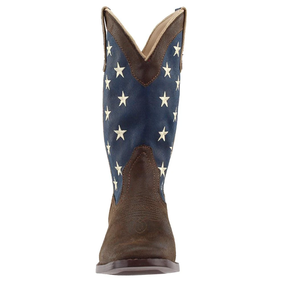 Roper American Patriotic Square Toe Cowboy Boots 5