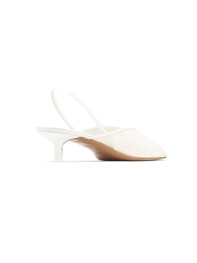 NEOUS Irena Lace 40MM Slingback Kitten Heels 2