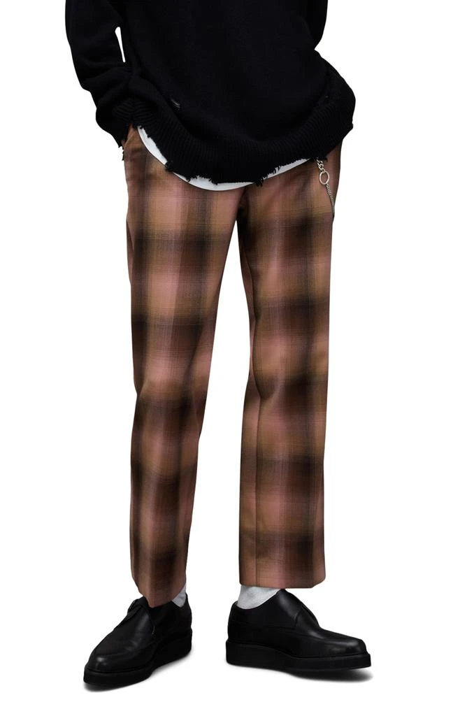 ALL SAINTS Vela Plaid Pants 1