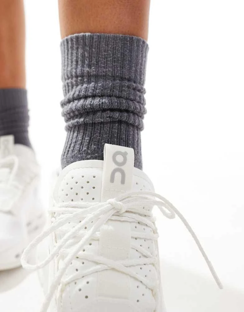 On ON Cloudnova 2 all day trainers in all white 4