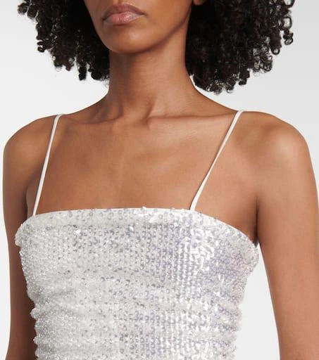 Jacques Wei Sequined slip dress 4