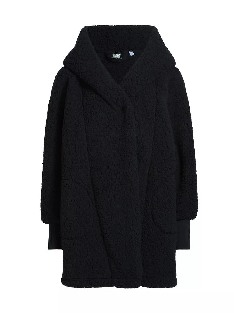 By Jill Martin The Best Lounger In The World Embellished Bow Sherpa Hooded Jacket 5