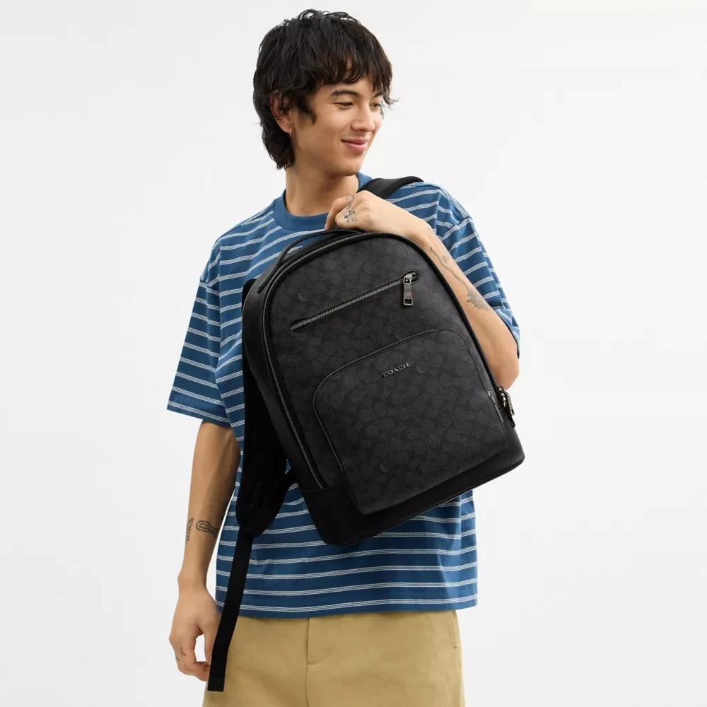 Coach Ethan Backpack In Signature Canvas 2