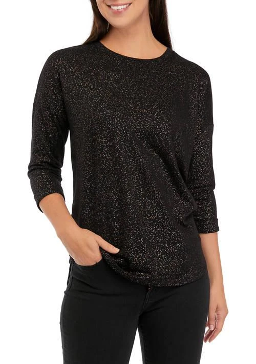 Crown & Ivy™ Ivy Womens Baby Terry T Shirt 1