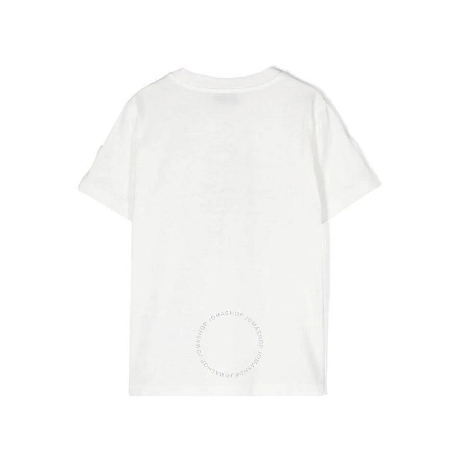 Moncler Kids Palm Tree Print Cotton T-Shirt 2