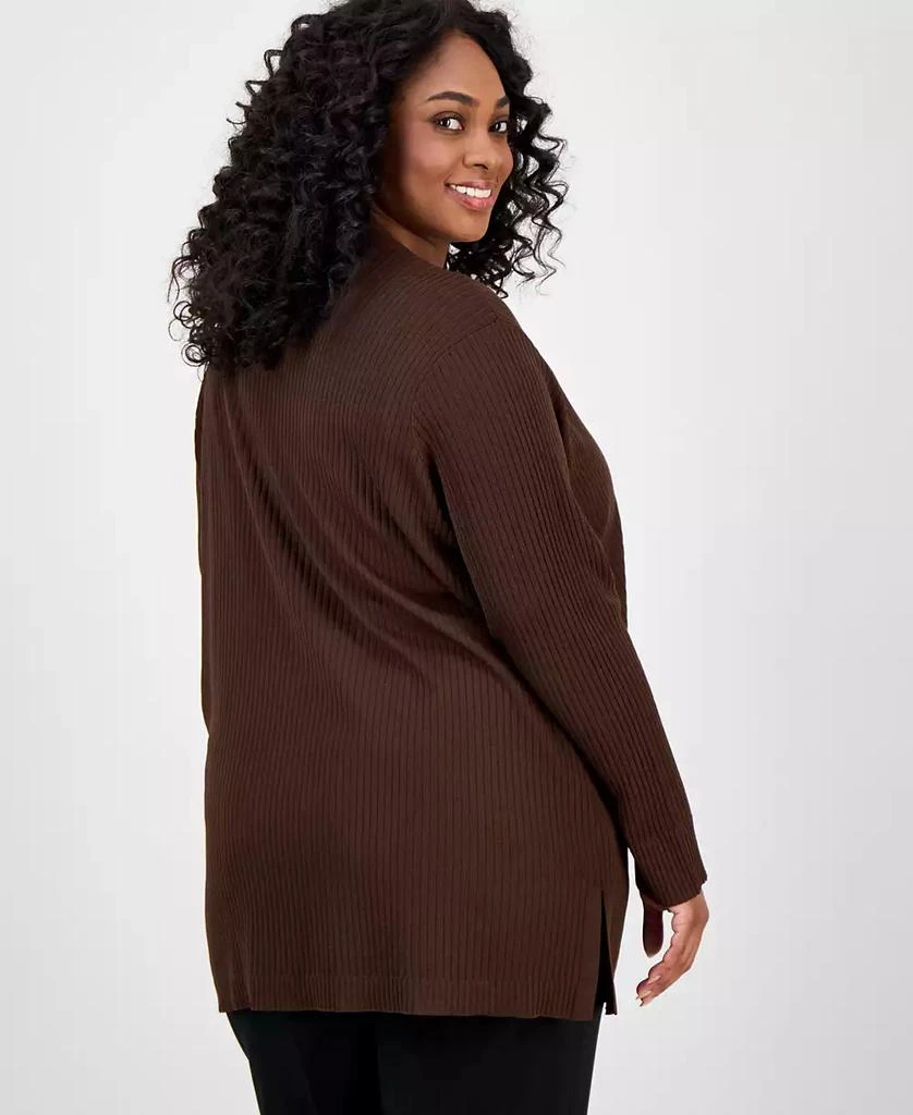 JONES NEW YORK Plus Size Sutton Open-Front Cardigan 4