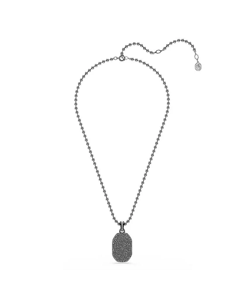 Swarovski Dextera Octagon Ruthenium Plated Pendant Necklace 4