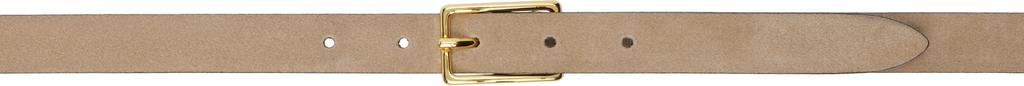 Andersons Taupe Skinny Suede Belt