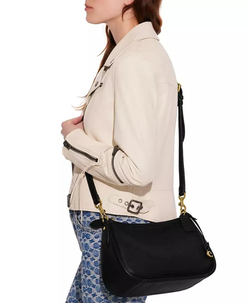 Coach Soft Pebble Leather Cary Convertible Crossbody 7