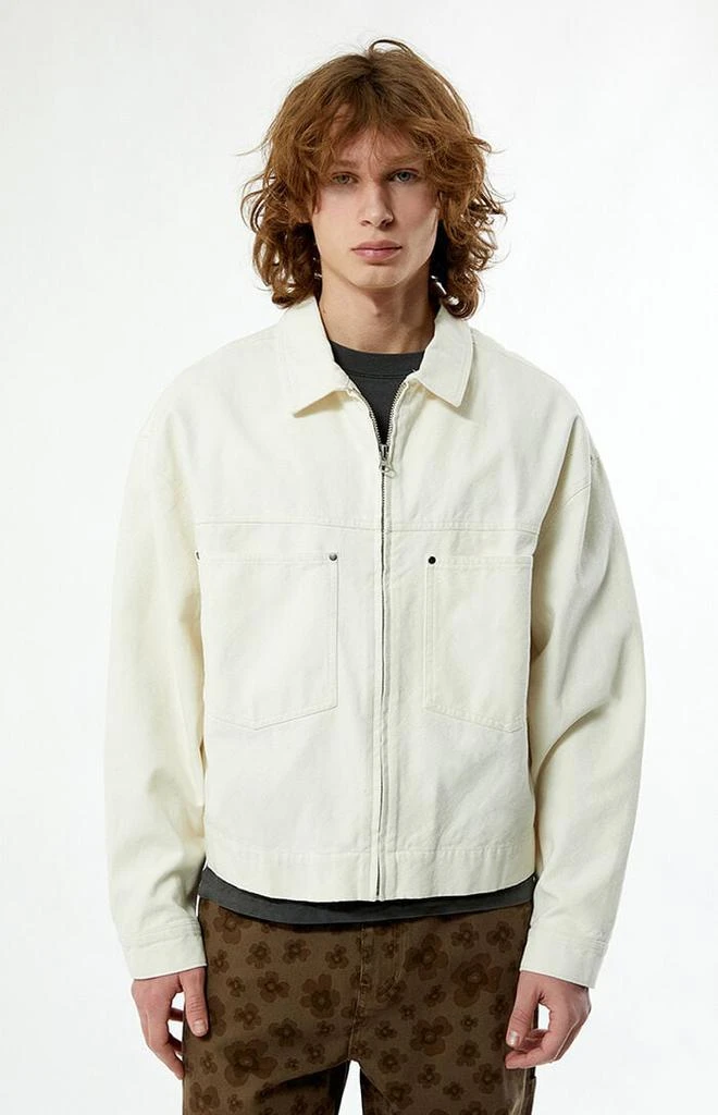 PacSun Cream Billie Gas Jacket 1