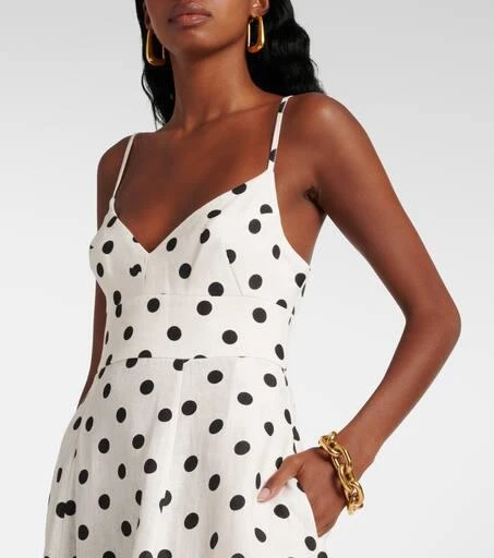 Polka-dot linen midi dress  On Sale Now with Up to 20% Off | Discover  Exclusive Deals & Savings at BeyondStyle  Authentic Zimmermann  women|n|e|zimmermann|midi dresses|dresses|o|w|m|designers|clothing with  Limited-Time Discounts, Free Shipping, and
