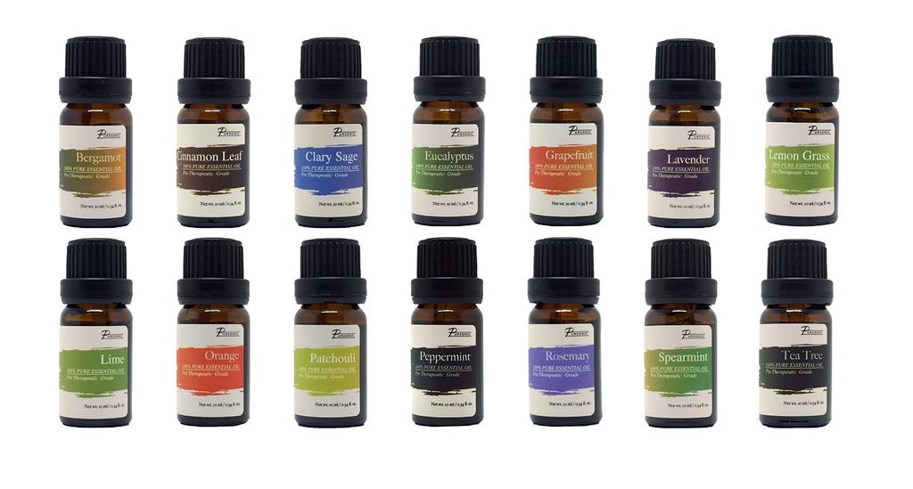 PURSONIC 100% Pure Essential Aromatherapy Oils Gift Set-14 Pack - 10ML