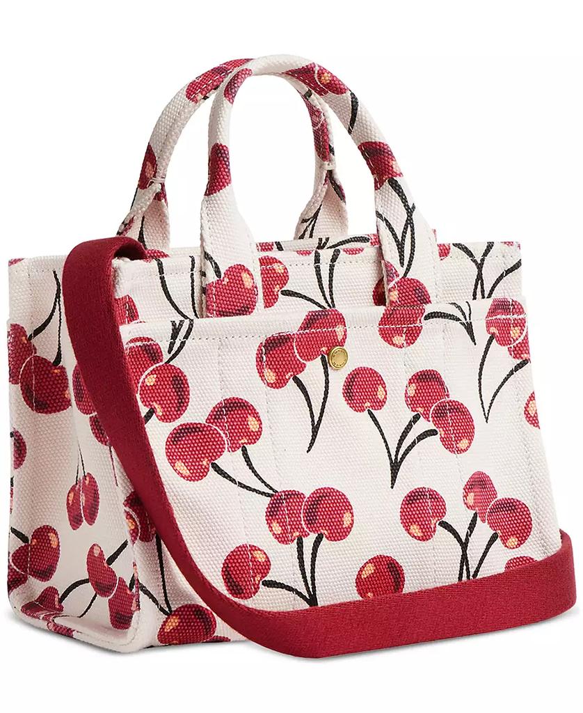 Coach Cargo Cherry Print Canvas Tote Bag 20 - Tote Bags