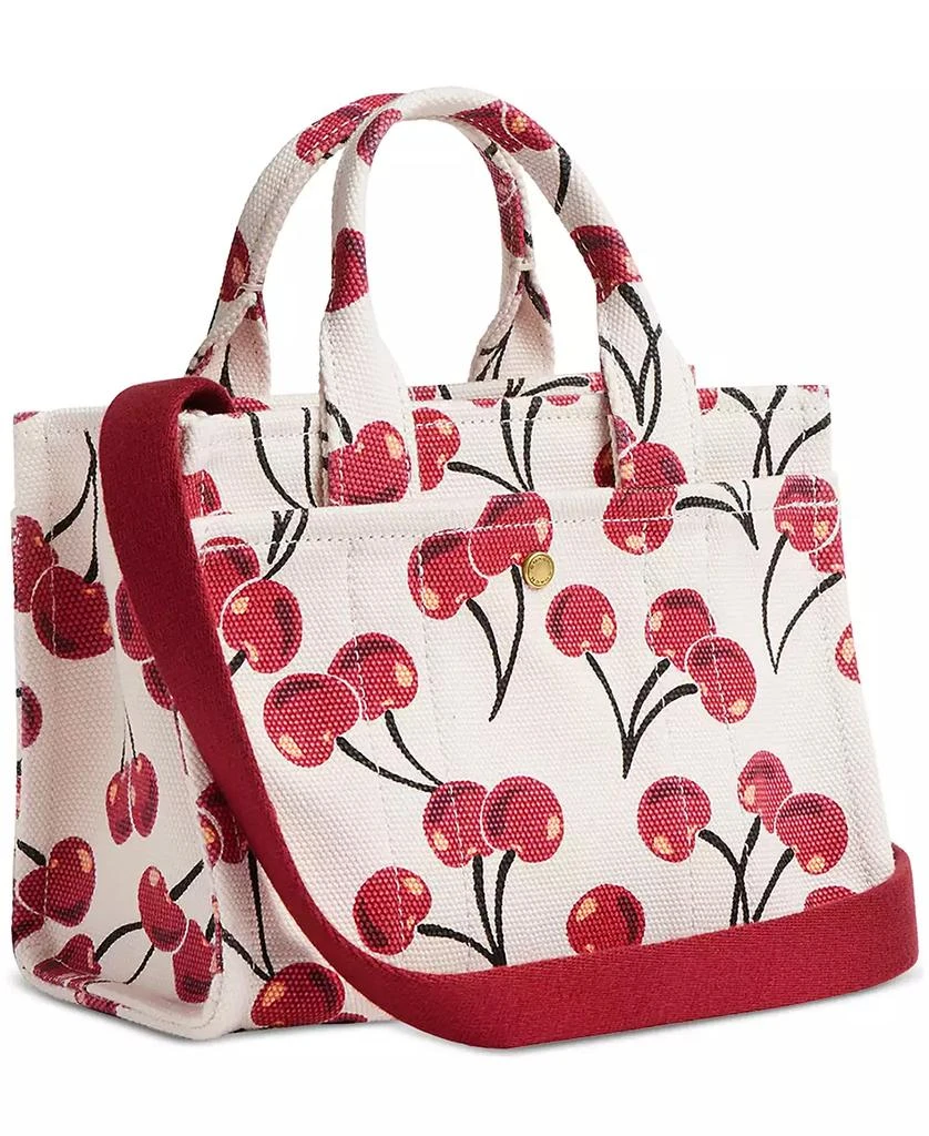Coach Cargo Cherry Print Canvas Tote Bag 20 7