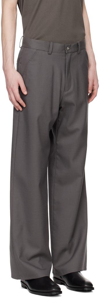 Omar Afridi Gray Savoye Trousers