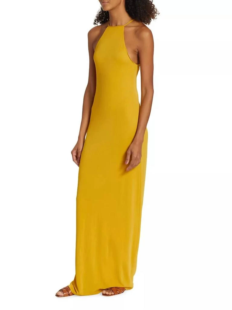 Nili Lotan Lucette Dress In Mustard 3