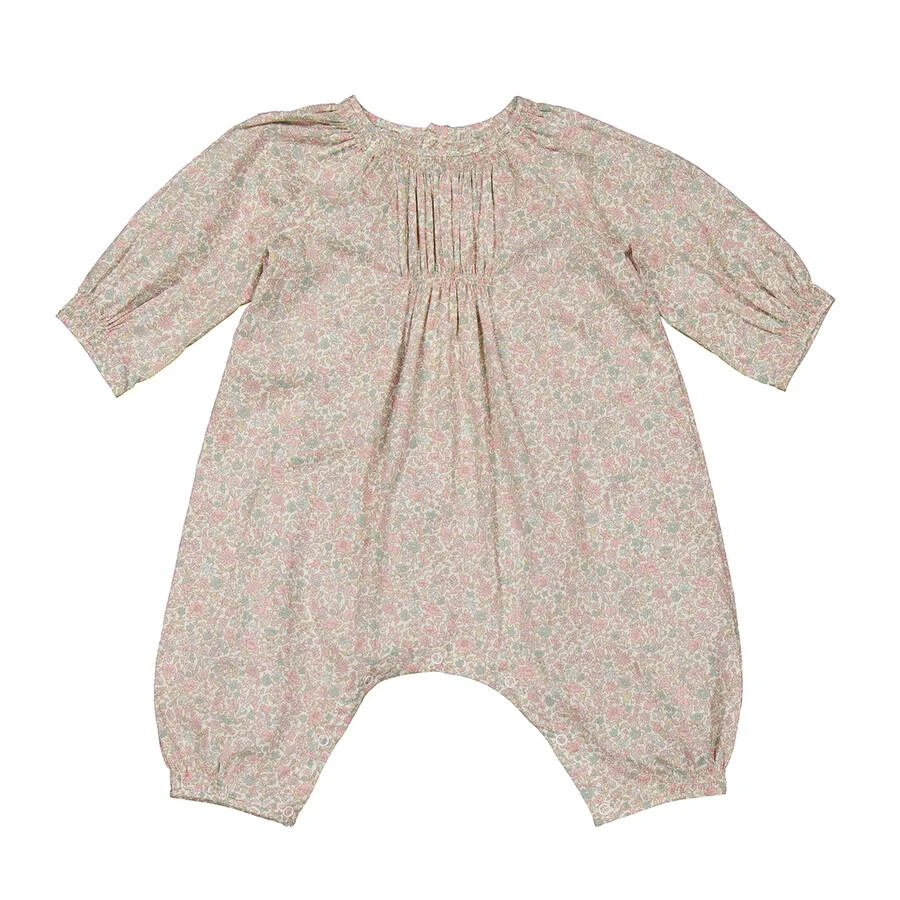 Bonpoint Infant Luce Floral-Print Cotton Jumpsuit