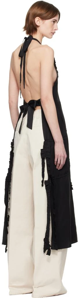 MAISON MARGIELA Black Apron Midi Dress 3