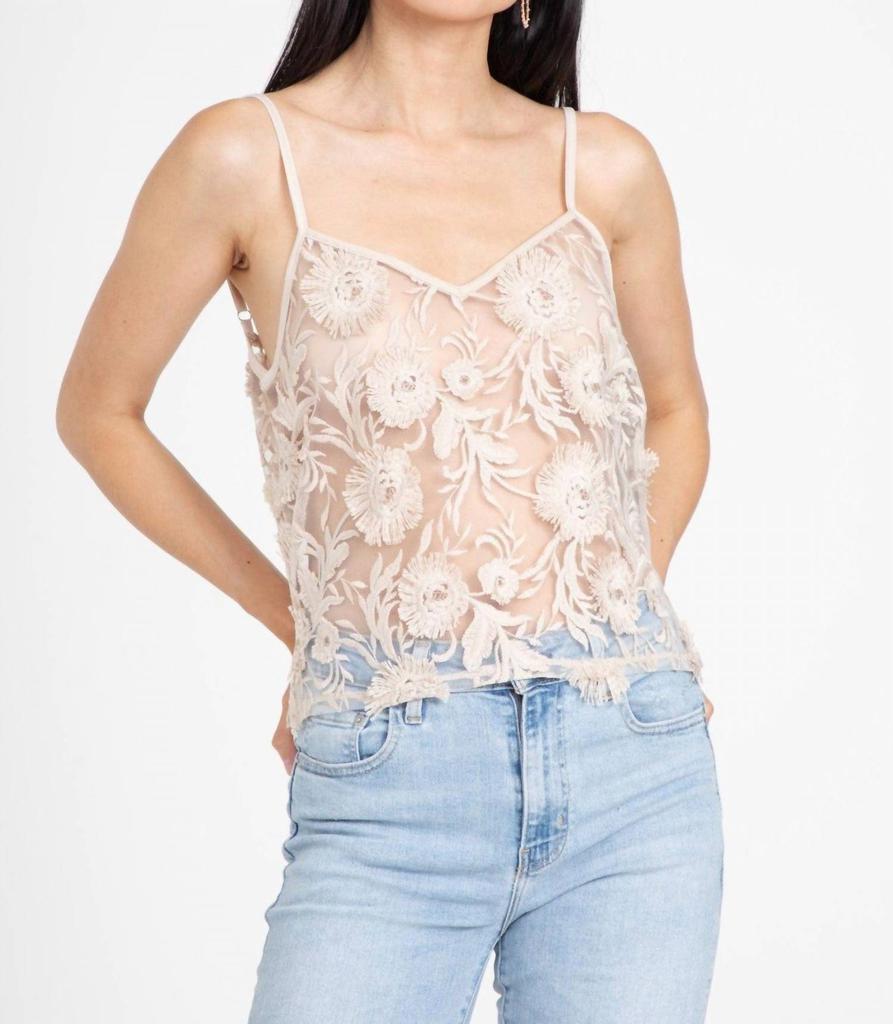Eva Franco Eva Franco - Floral Applique Camisole