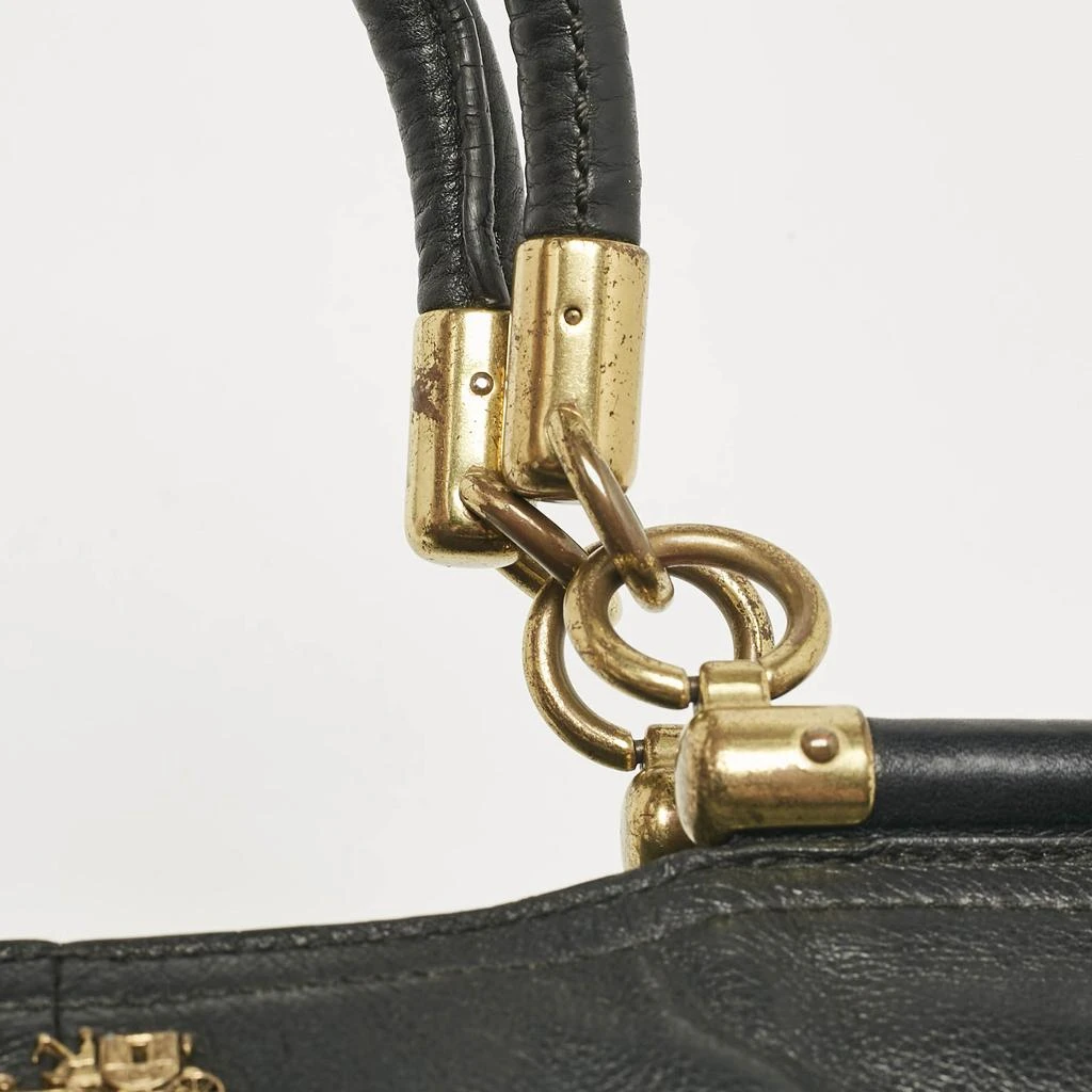 Coach Coach Black Leather Madison Pinnacle Carrie Satchel 12