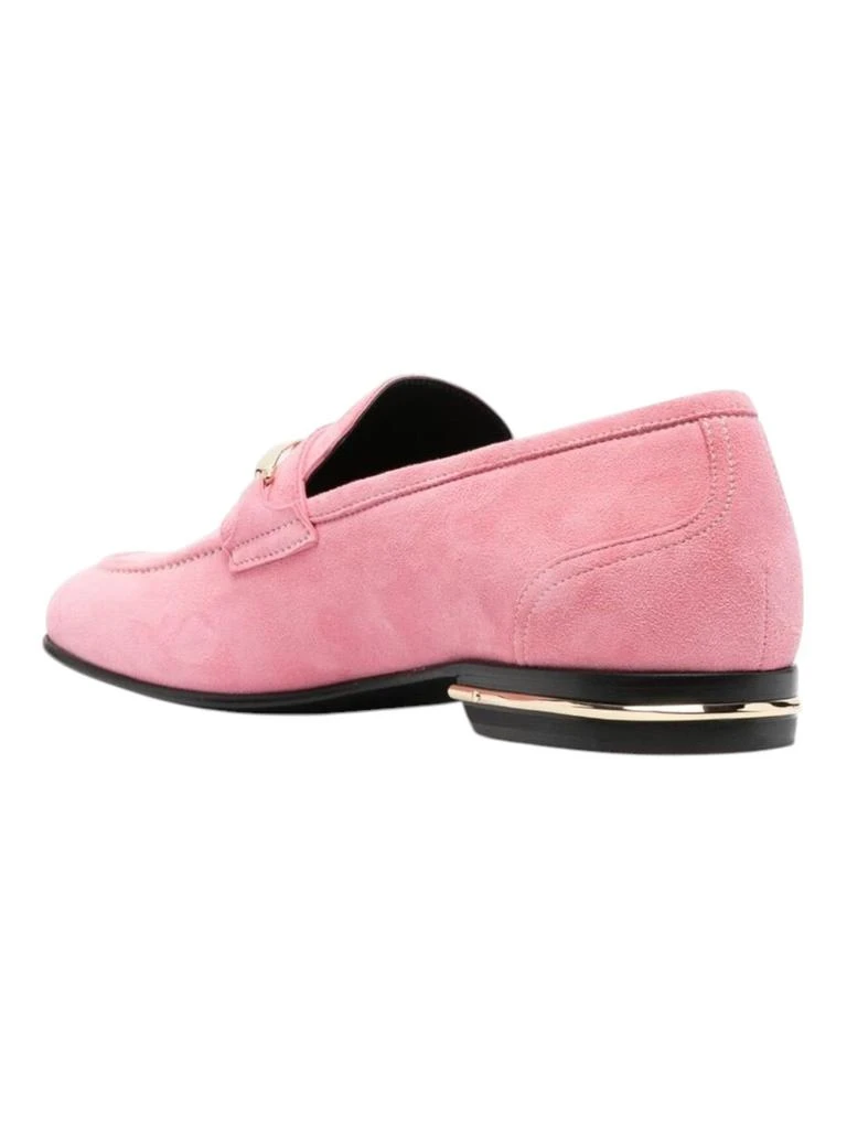 Bally Genos 6304148 Men's Pink Samantha Suede Leather Loafers 4