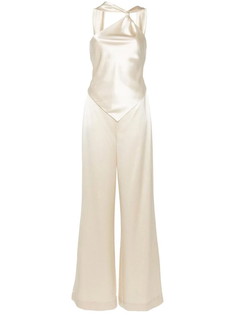retrofête Retrofete Ensley Asymmetric Neck Jumpsuit 1