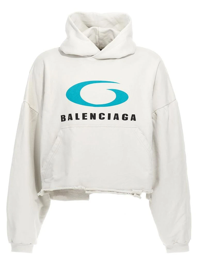 Balenciaga Balenciaga 'Loop Sports Icon' Cropped Hoodie 1