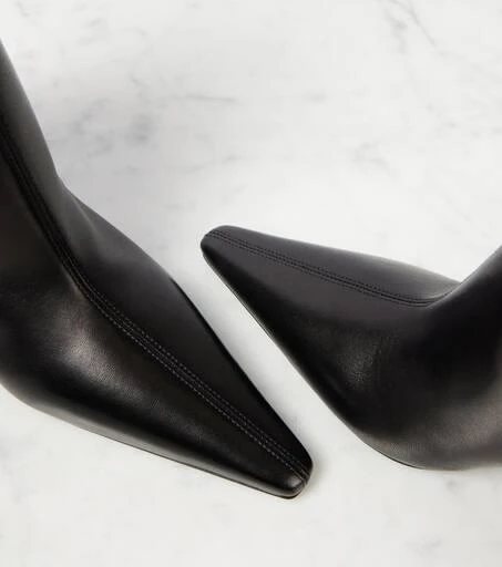 Yves Saint Laurent Ashley 90 leather booties 5
