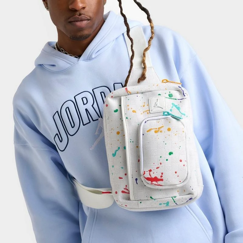 Jordan Monogram Paint Splatter Sling Bag (3L) – On Sale Now with