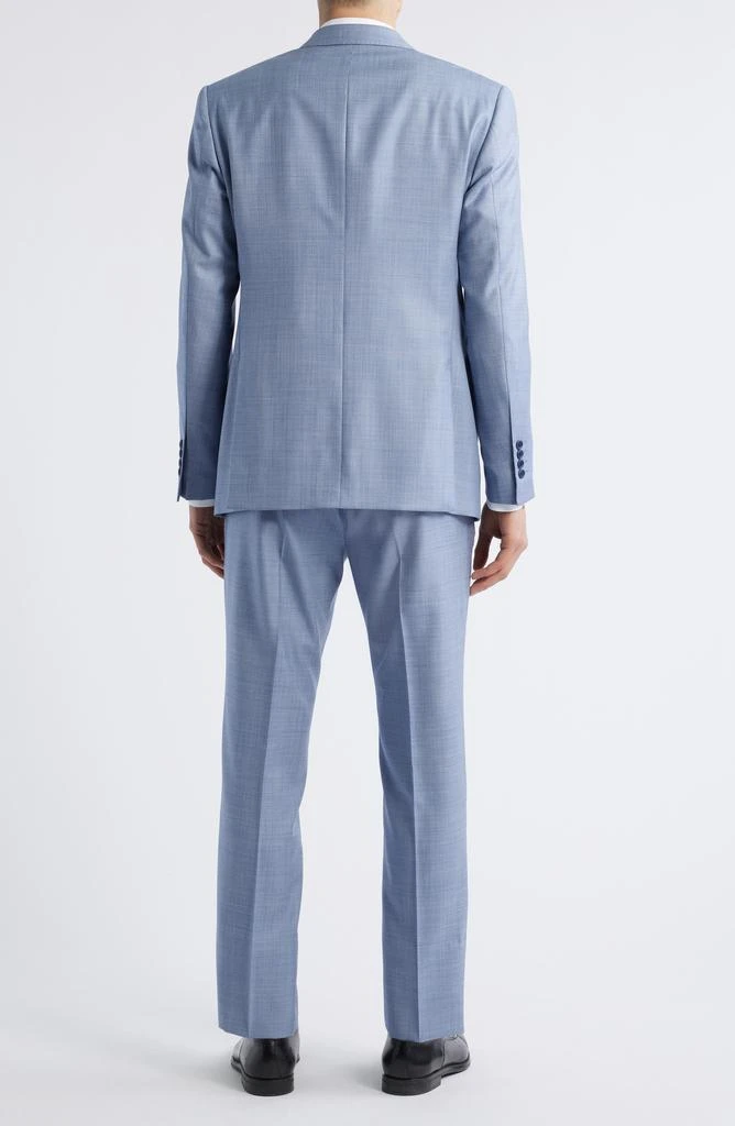 Emporio Armani Light Blue Mélange Wool Suit 2