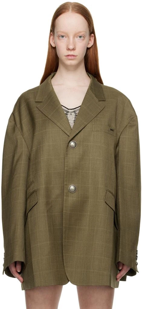 lesugiatelier Brown Oversized Blazer 1