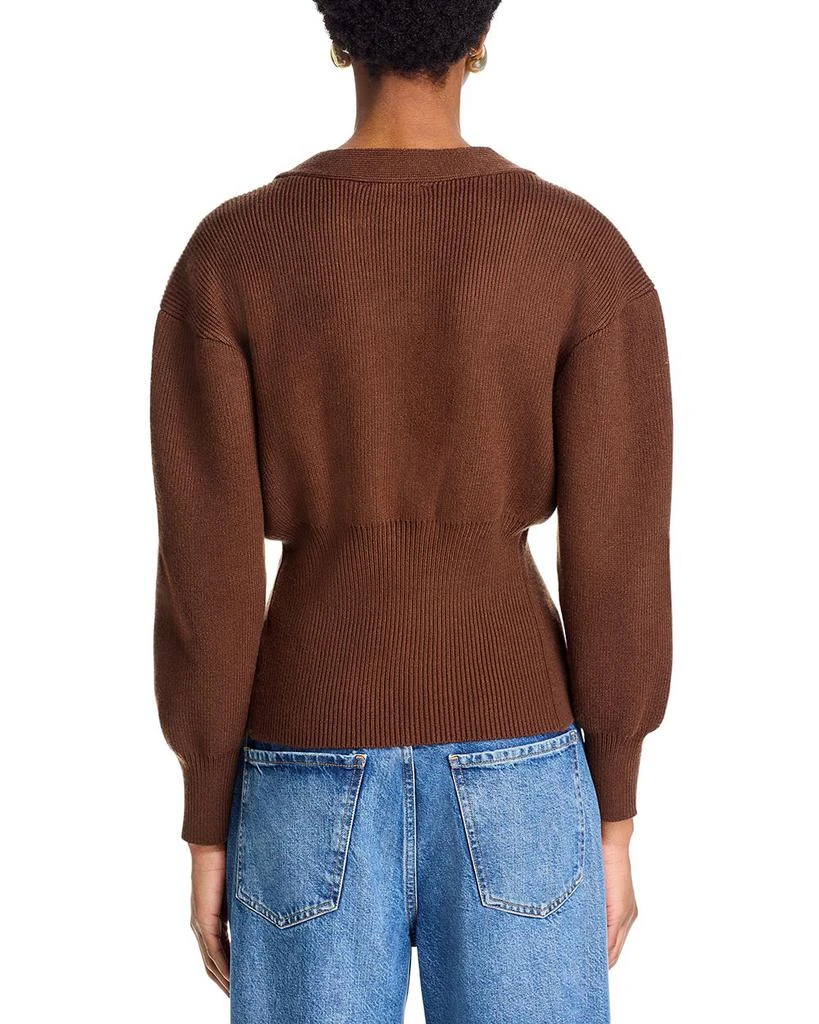 FORE Balloon Sleeve Cardigan Sweater 3