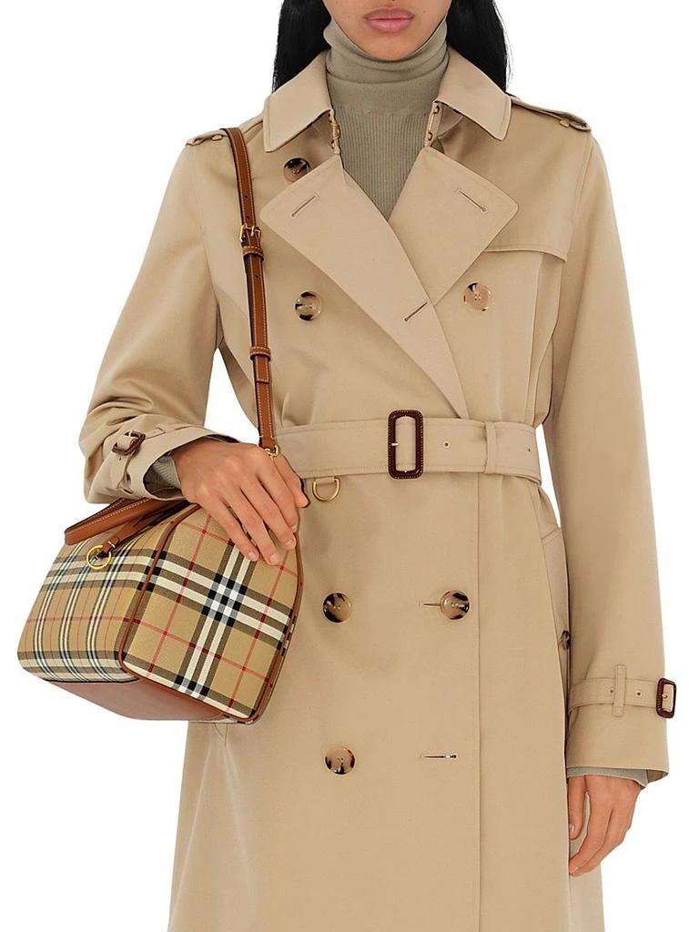 Burberry Medium Check Bowling Bag 3