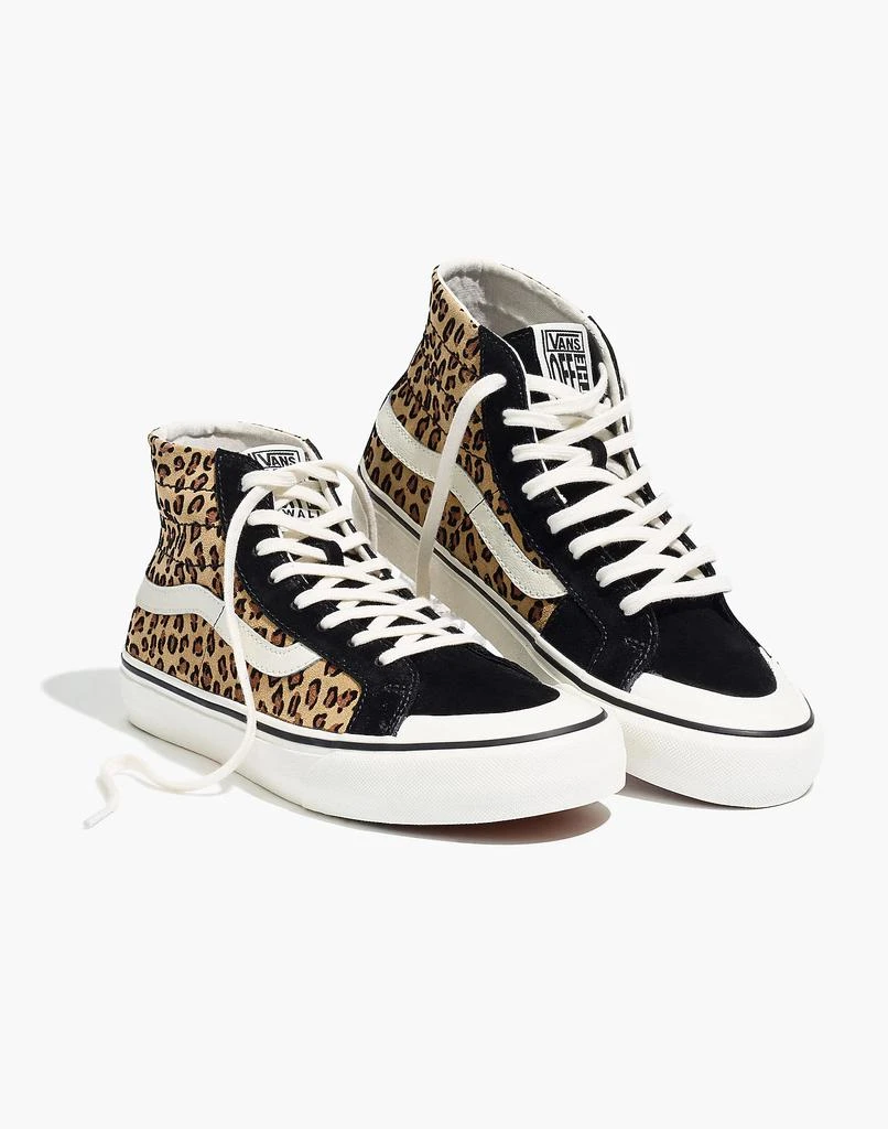 Vans Unisex SK8-Hi 138 Decon SF High-Top Sneakers in Leopard Colorblock Suede 1