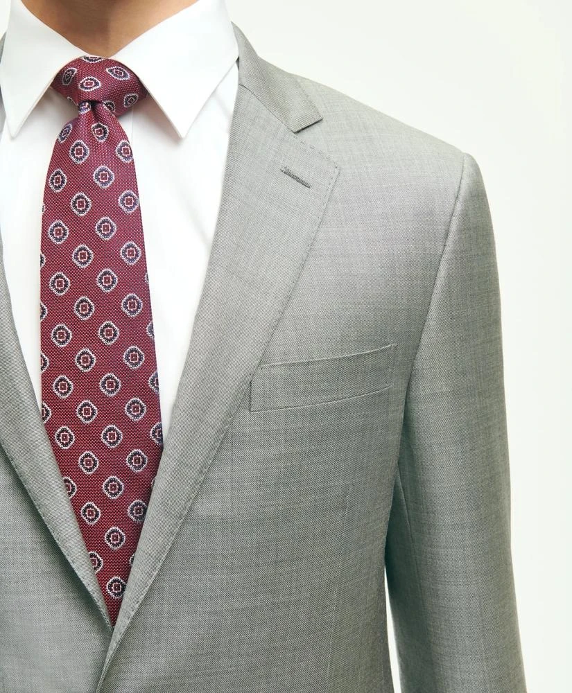Brooks Brothers Classic Fit Wool Sharkskin 1818 Suit 2
